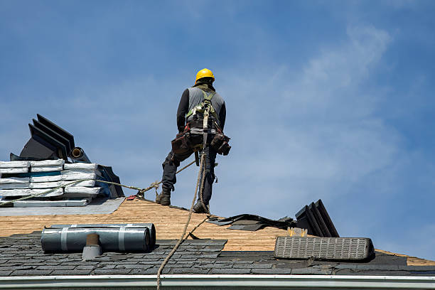 Professional Flat Roof Repair technician working in Plymouth, NC